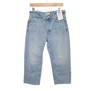 NWT Madewell The Petite Darted Barrel-Leg Jean NU348 Womens Size 27P